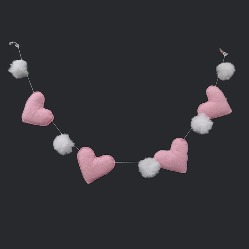 Скандинавский войлочный материал гирлянда со звездами вечерние баннеры палатка