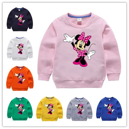 Толстовки с капюшоном детская хлопковая одежда для девочек сезон весна осень