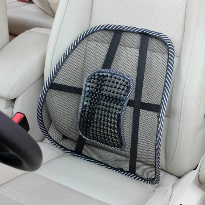 

Chair Back Support Massage Car Truck Office Home Cushion Seat Chair Lumbar Back Support Chair Cushion Mesh Lumbar Brace