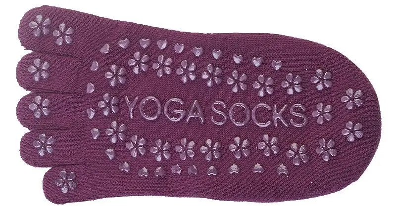 Высококачественные хлопковые носки для йоги с перекрестными ремешками