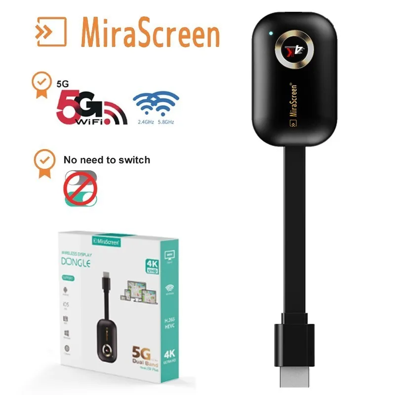 Hd беспроводной с экраном Преобразование HDMI 4k подключение Airplay проектор экран