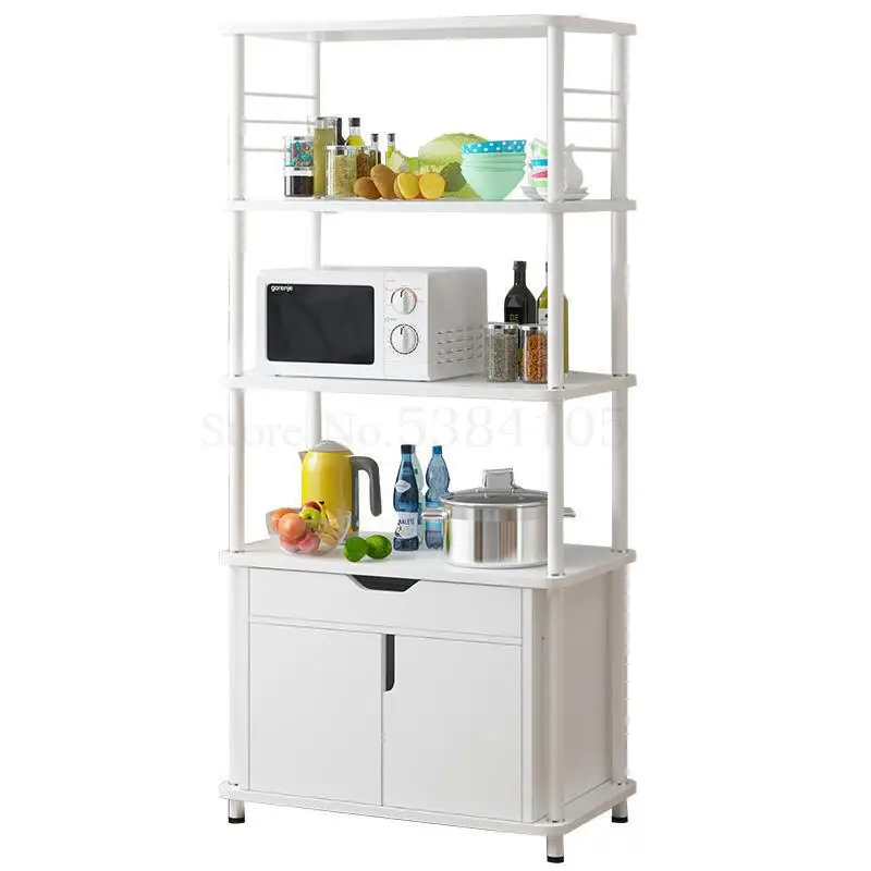 Кухонный стеллаж для хранения стойка приправ и микроволновой печи