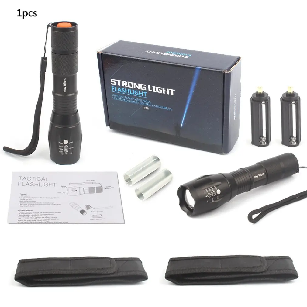 T6 блики зарядки фонарик Охота алюминиевые светодиодные фонари A100