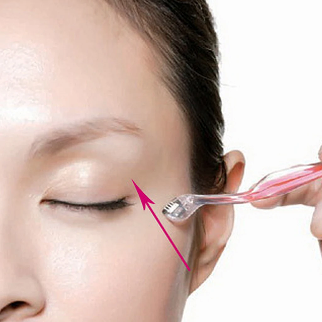 

3PCs Eyebrow Hair Removal Trimmer Shaper Shaver Stainless Steel Blade