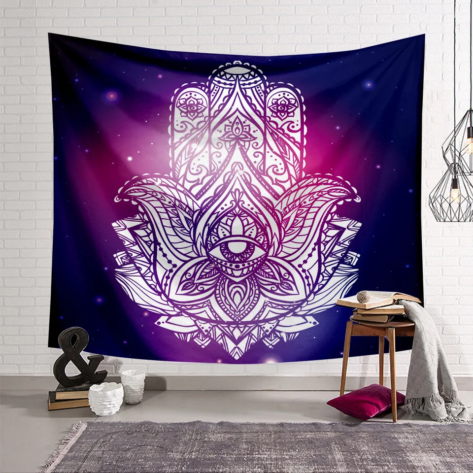 

Seven Star Beads Chakra Tapestry Headboard Wall Art Bedspread Dorm Tapestry for Living Room Bedroom Home Decor