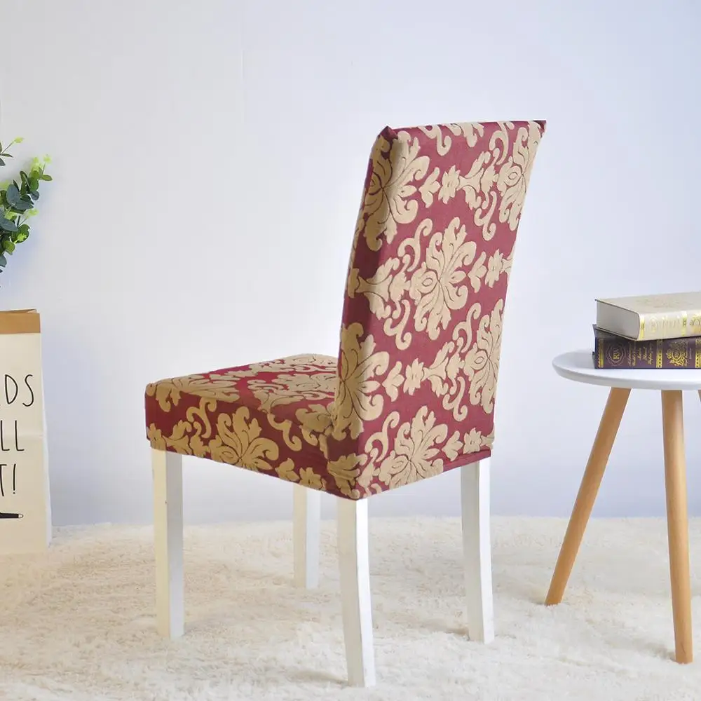 Жаккардовый чехол для кресла Съемный большой эластичный современный кухонного