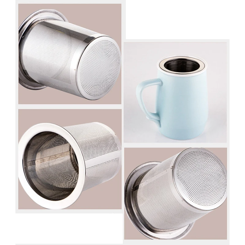 

Stainless Steel Tea Filter Screen Teapot Leakage Net Coffee Cup Leakage Filter Screen Fruit Juice Soybean Milk Leakage