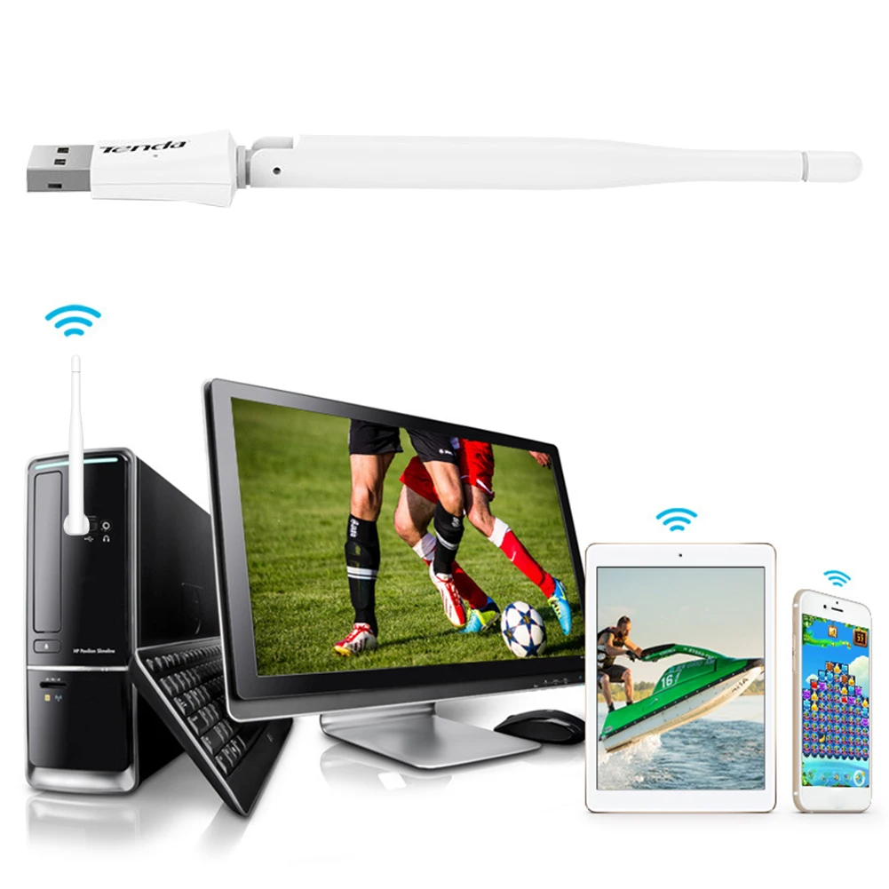 Портативный Wi-Fi адаптер Tenda W311MA 2 4 ГГц USB 0 150 Мбит/с | Компьютеры и офис