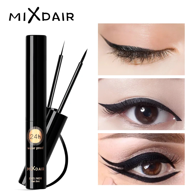 MIXDAIR 6006 профессиональная водостойкая жидкая подводка для глаз beauty Cat style черная