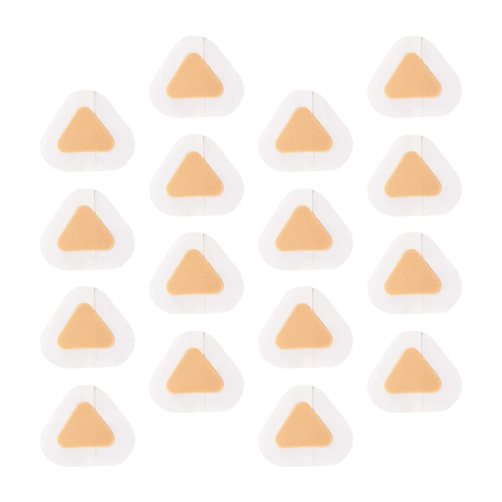 

1 Set 24pcs Non-slip Heel Stickers Triangle PE Adhesive Stickers (Khaki)