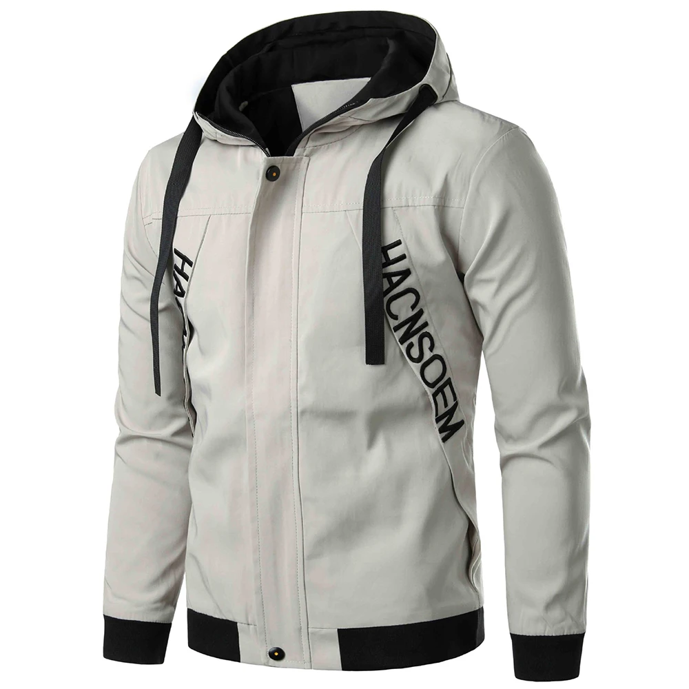 Осенняя мужская легкая куртка на молнии повседневная модное спортивное пальто