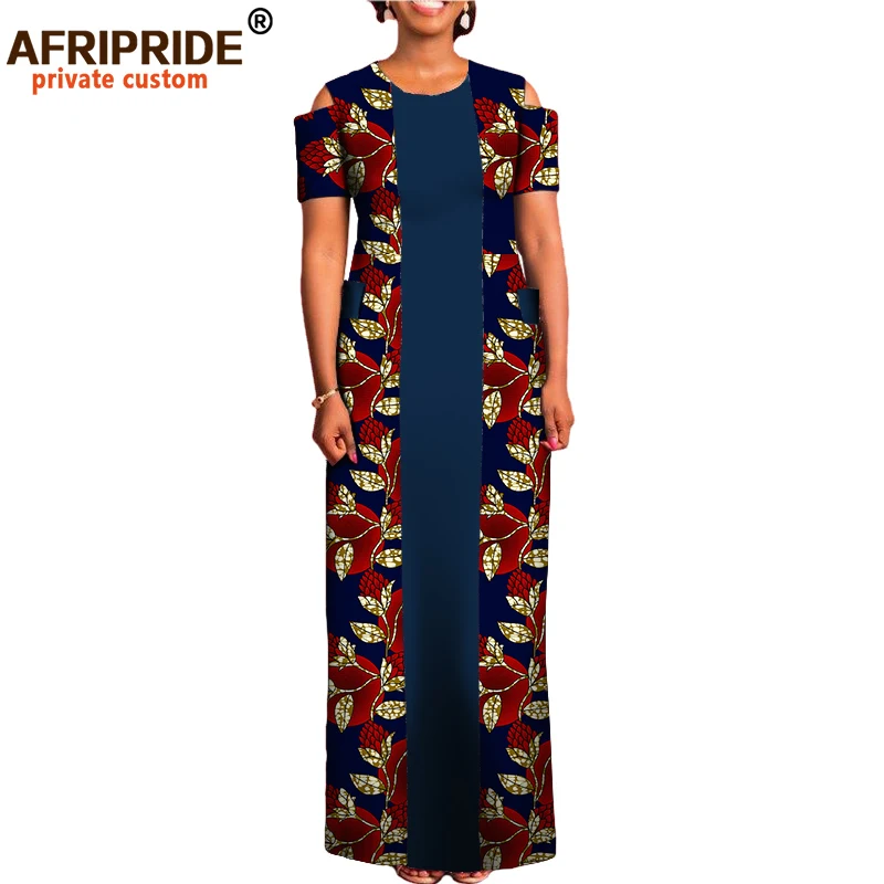 Осеннее Африканское женское прямое платье AFRIPRIDE private custom традиционное до
