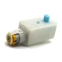 rectangle white gear motor flat double shaft dc 3v 6v 8 17rpm motors for diy robot toysmodel car small electric machinery
