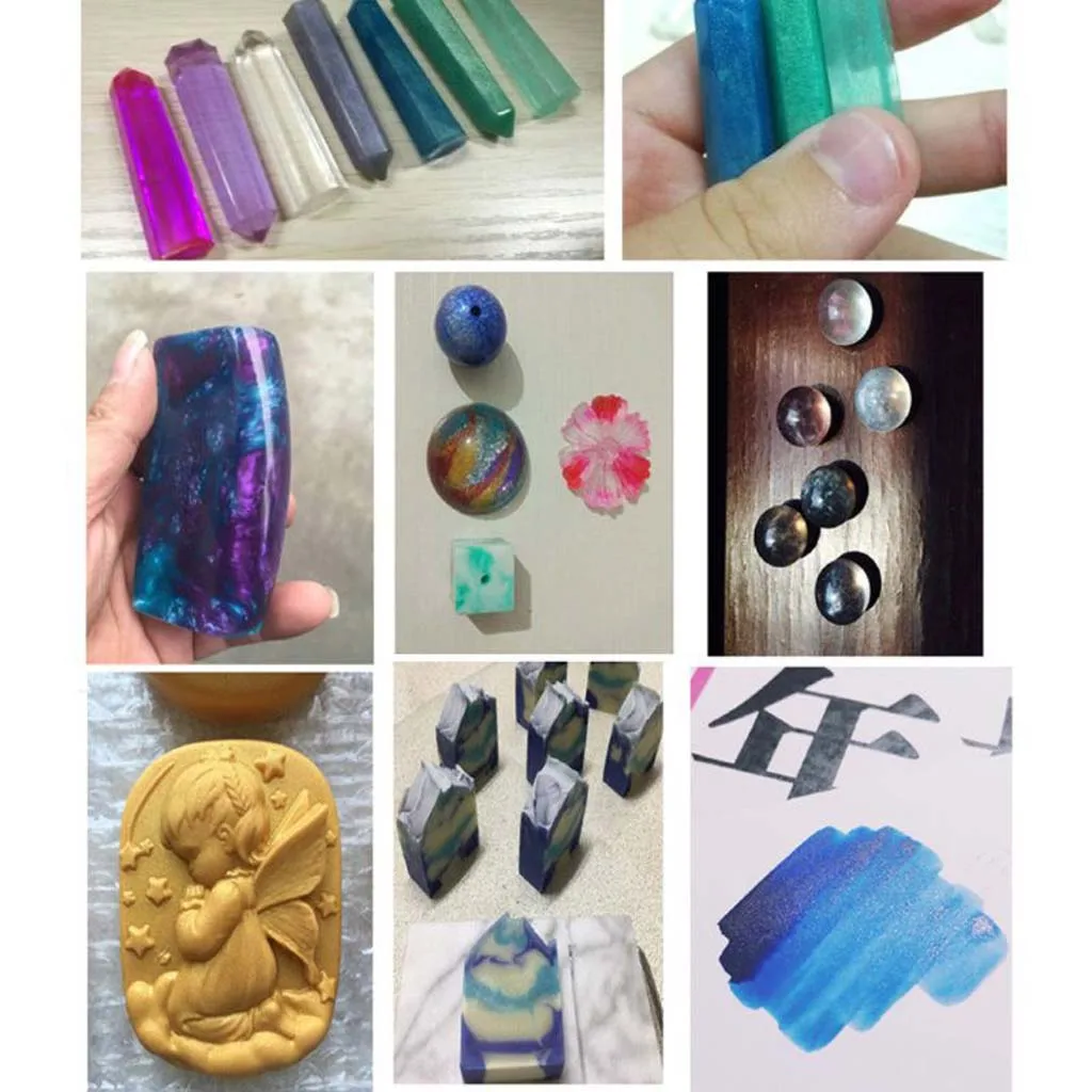 

41Color Pearl Mica Powder Epoxy Resin Colorant Dye Pearl Pigment Jewelry Making