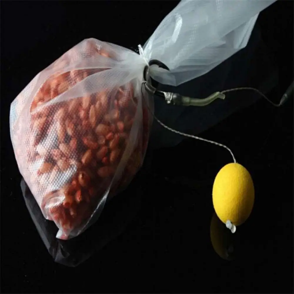 

50Pcs Outdoor Bag Carp Fishing PVA Bag for Carp Coarse Pellet Bait Feeder Water-soluble Tackle Dissolve Tool