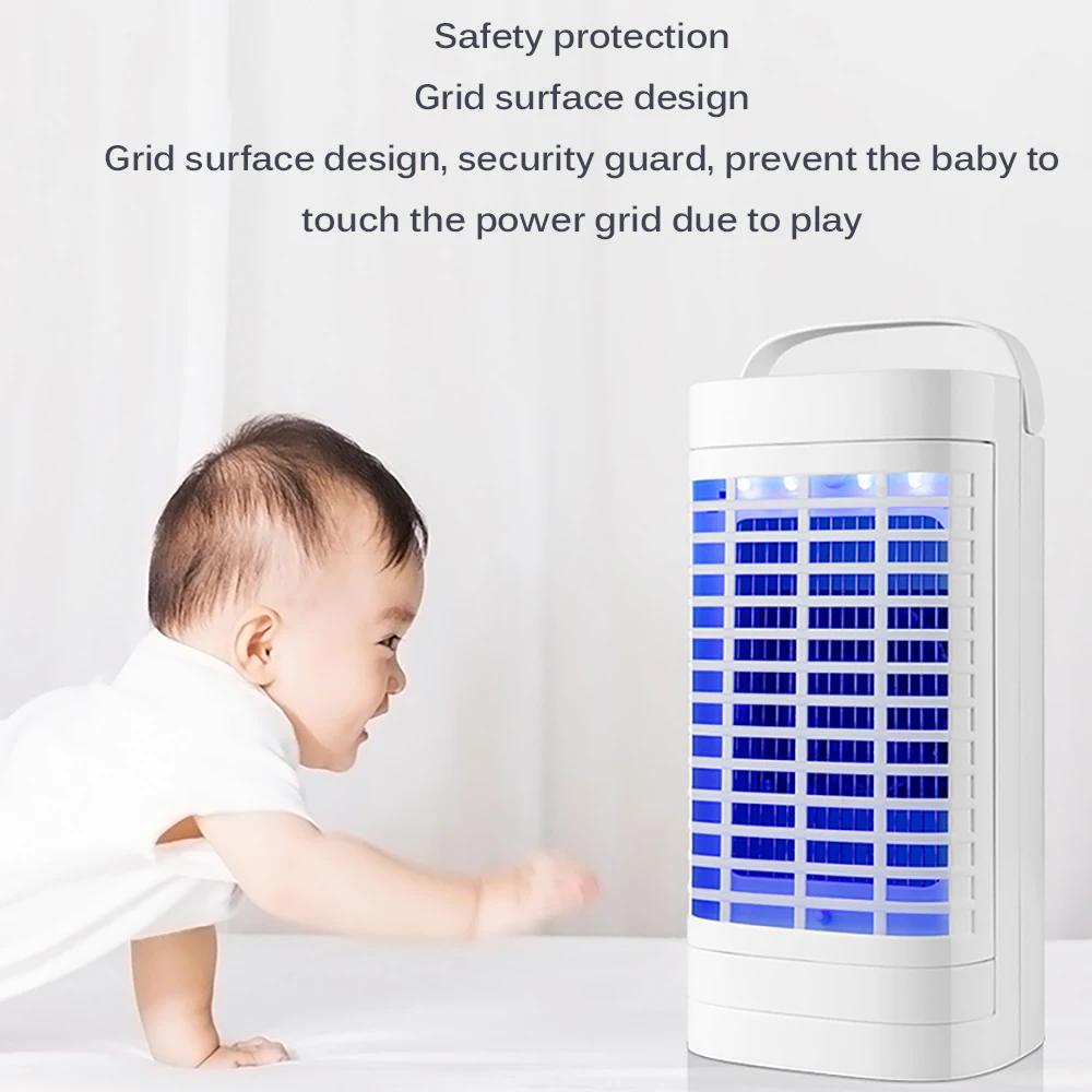 Домашняя лампа для уничтожения комаров 110 В/220 В Электрический светодиодный