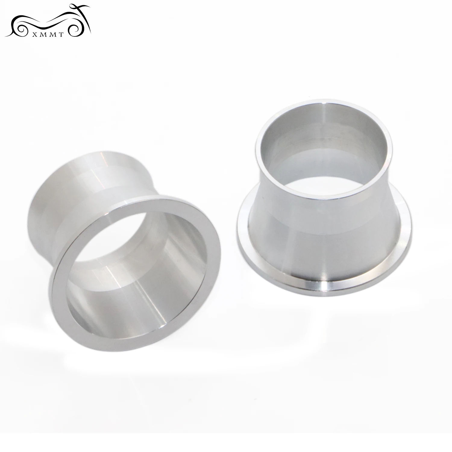 1 пара хром Мотоцикл выхлопной Порты и разъёмы крутящий момент конус