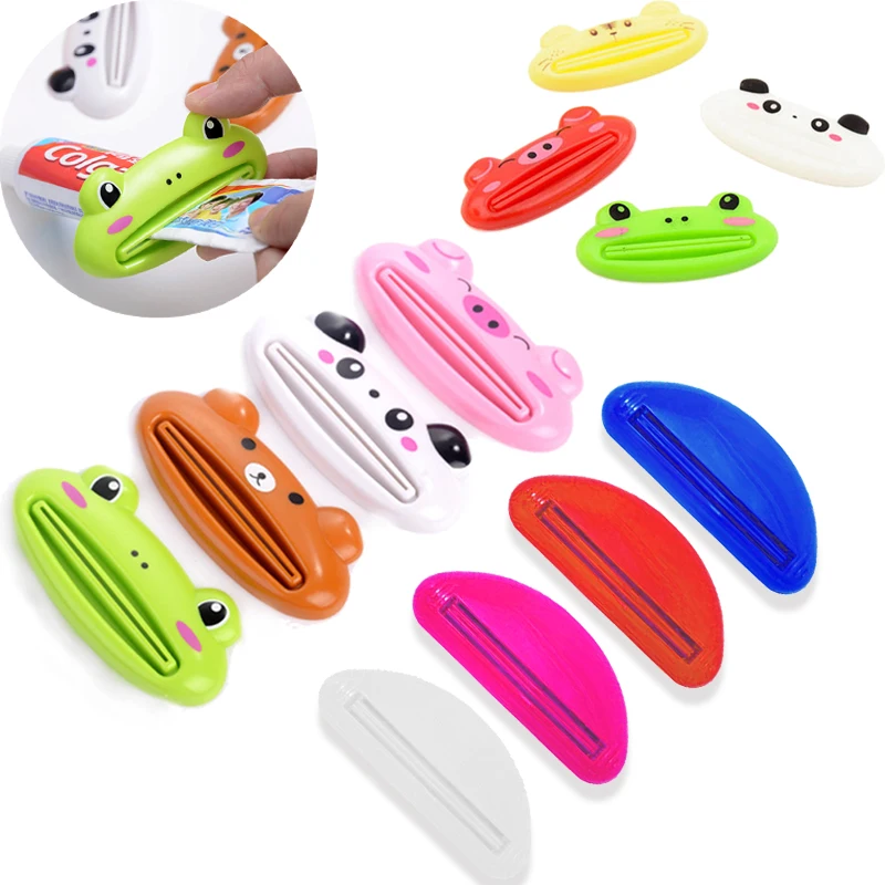 

Toothpaste Squeezers Cartoon Toothpaste Extruder Squeezer Cleanser Squeezer Dispenser Rolling Holder Bathroom Accessories