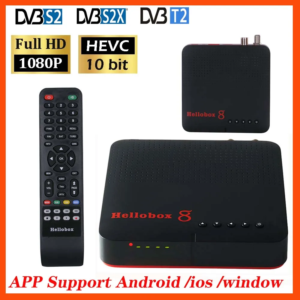 Hellobox 8 DVB T2 цифра спутниковый телевизионный ресивер Combo S2 H.265 ТВ приемник