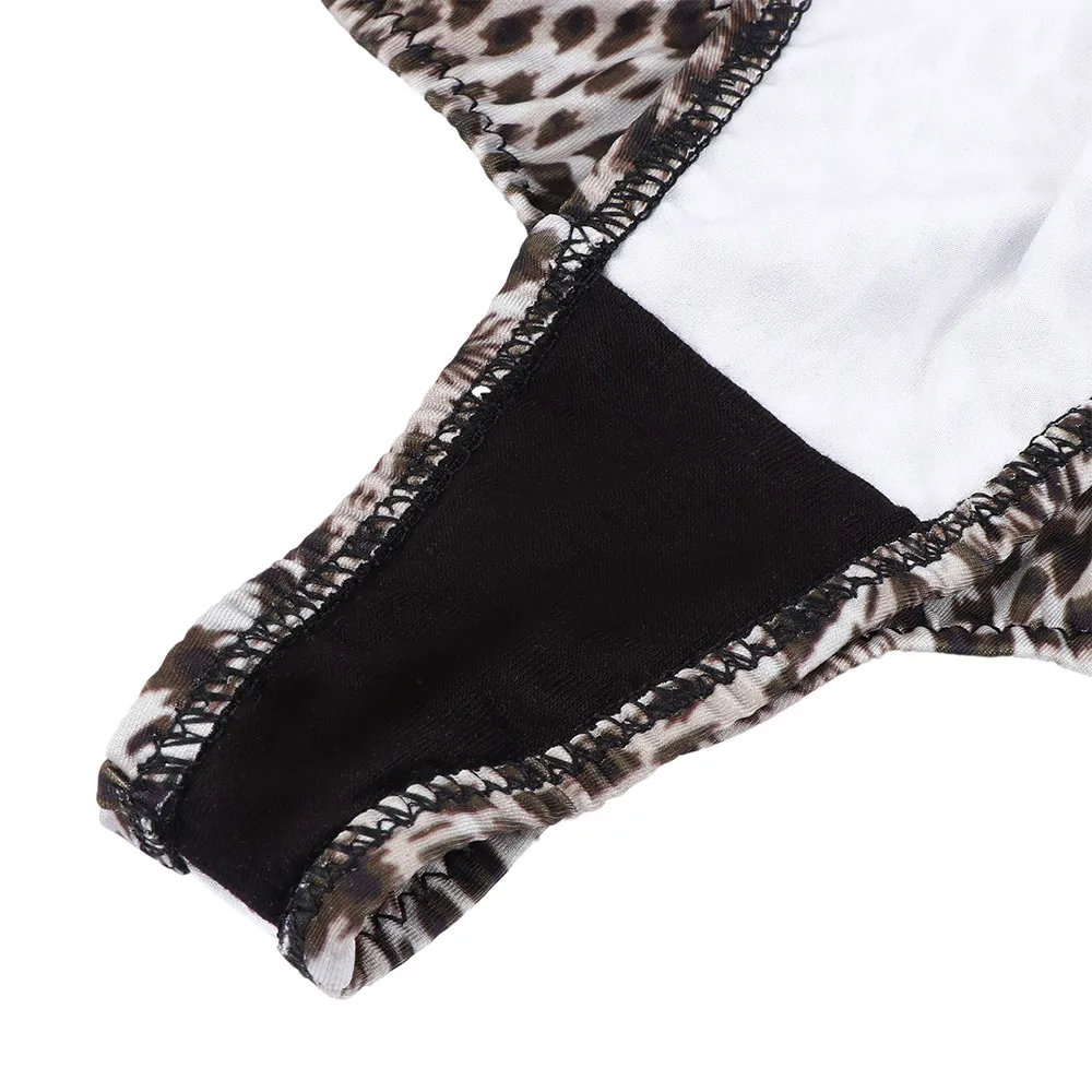 Charming Lady Fashion Sexy Leopard Panties Thong Intimates Briefs G-string Cotton Lingerie Underwear | Женская одежда