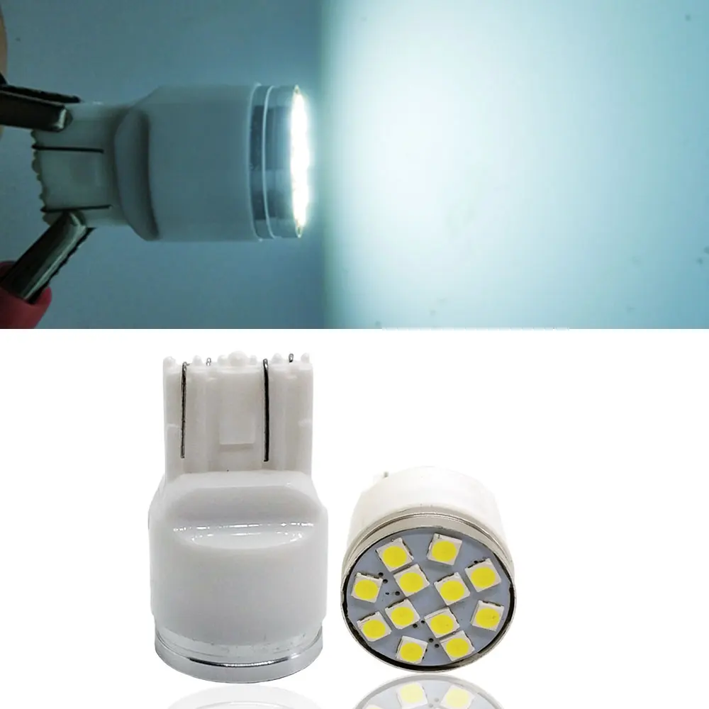 1 шт. T20 светодиодный W21/5W 7443 7440 W21W светодиодные лампы WY21W 12SMD 3030 автомобильные