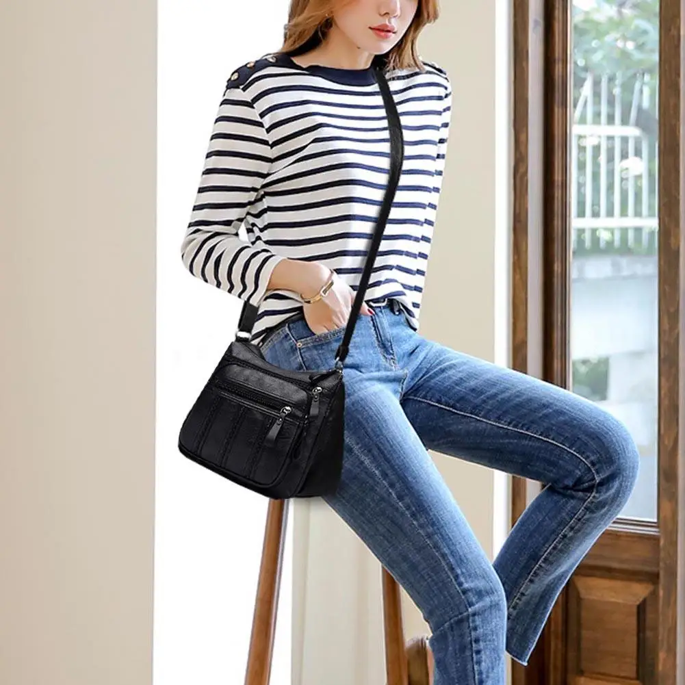 Лидер продаж сумки Классическая нежная текстура модная сумка-мессенджер женская