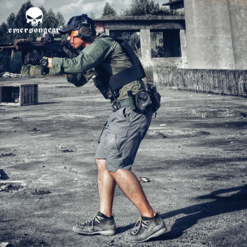 Скидка Emersonngear Emerson Blue Label тактические шорты эргономичная посадка на открытом воздухе Высокое качество спорта Пешие прогулки Рыбалка Стрельба Duty шо...