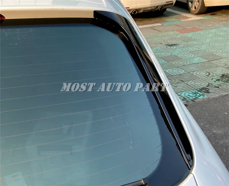 Черный спойлер на заднее стекло чехол боковое крыло для Audi A4 B8 Allroad Avant 2009 2016 2 шт.