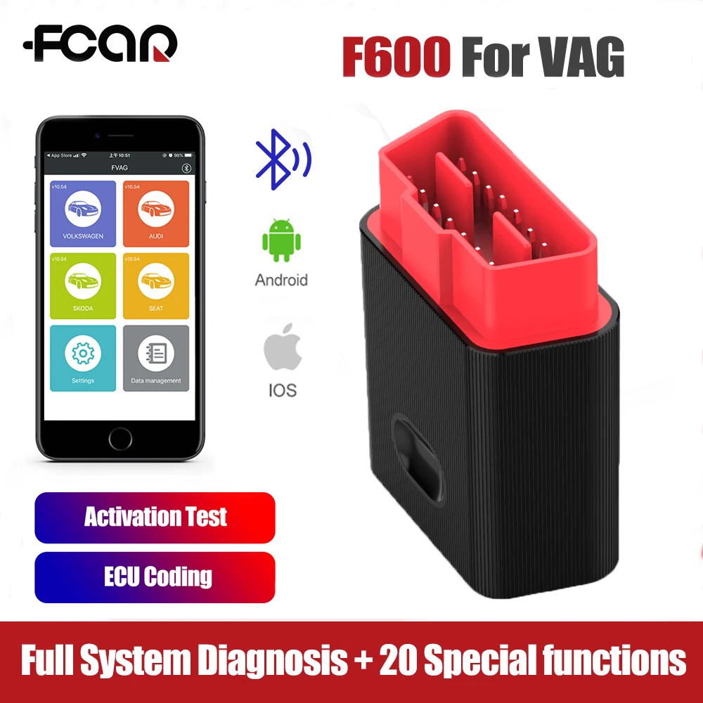Fcar F600 OBD2 сканер Automotivo OBD 2 Bluetooth считыватель кодов Автомобильный диагностический