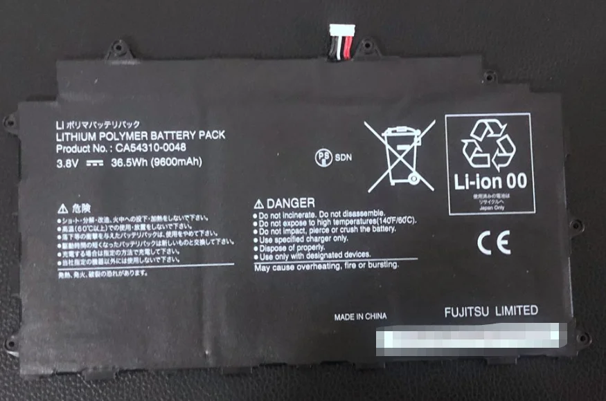 

FARQ55S F-02F CA54310-0048 Q584/K For CA54310-0048 3.8V 9600MAH Battery