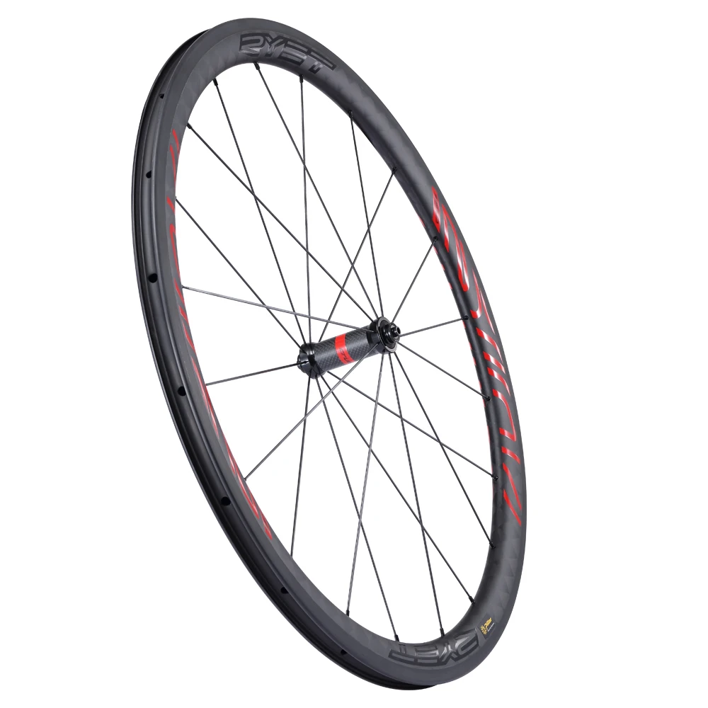 Online 700C Road Carbon Laufradsatz 35mm 40mm 45mm 50mm Carbon Fahrrad RĂ€der Klammer Rennrad RĂ€der RYET RADSĂTZE