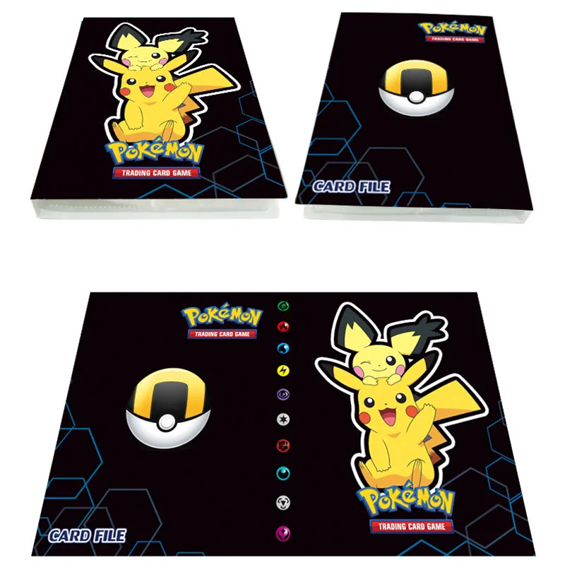 Альбом карт Pokemon 80/240 шт. классная книга с французскими играми из аниме EX GX