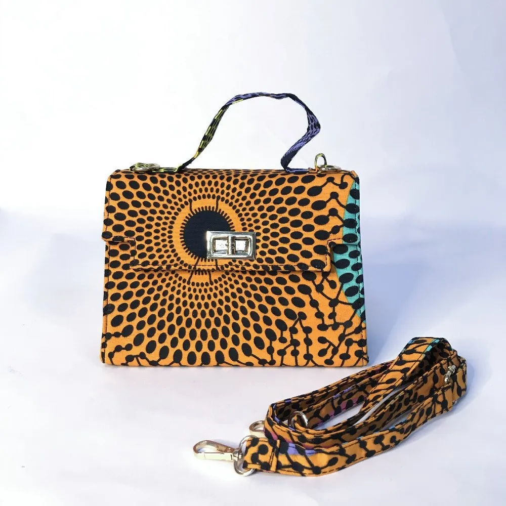 

Ladies' Clutch Wallet Purses And Handbags African Ankara Print Ethnic Crossbody Shoulder Novelty Bag For Women 2021 Designer