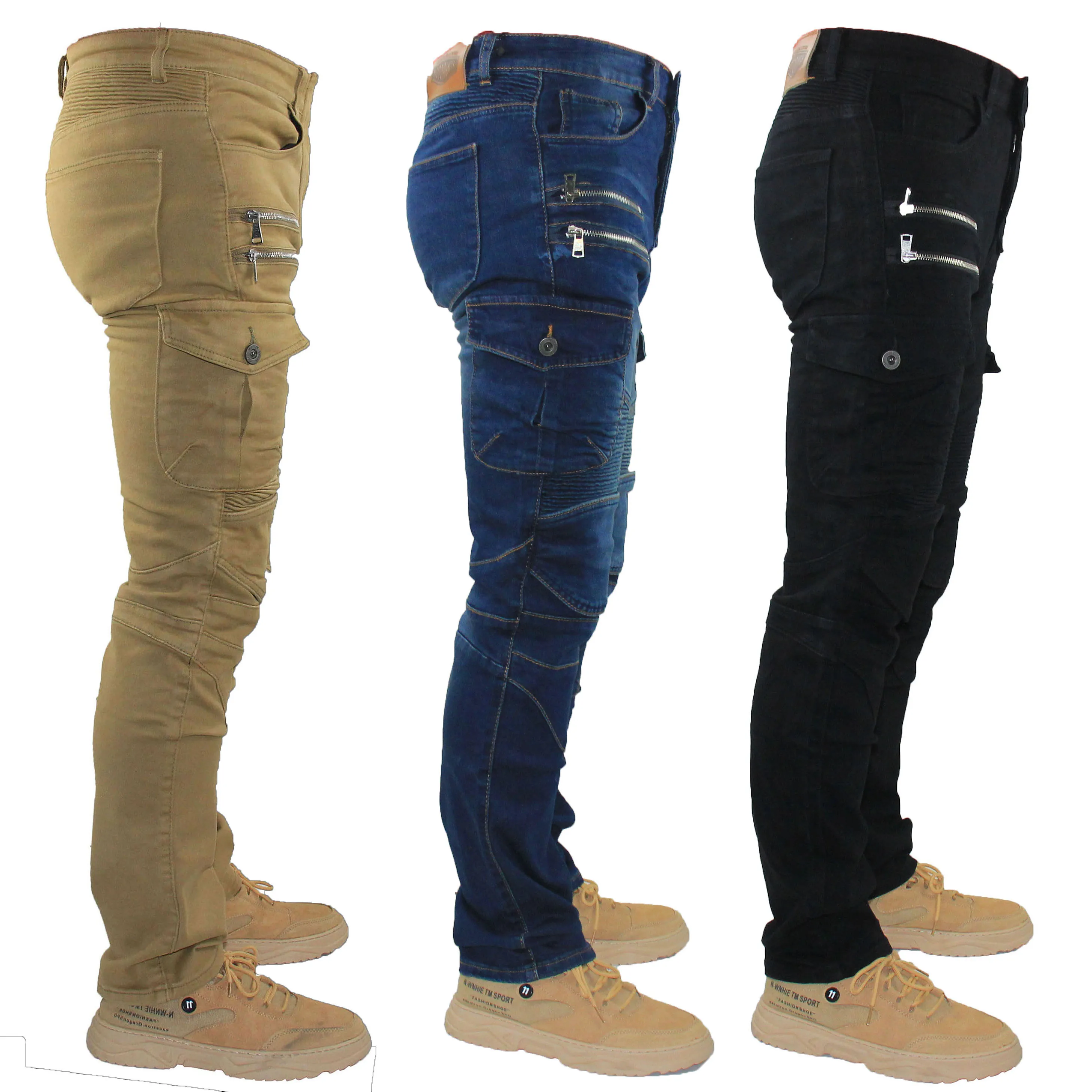 Мужские штаны на молнии для езды мотоцикле устойчивые к падению гонок зауженные