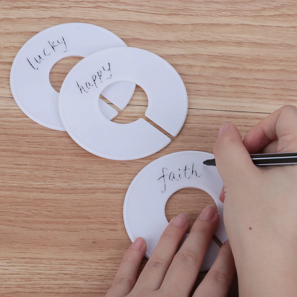 5 шт. белые и черные пластиковые разделители для одежды | Дом сад