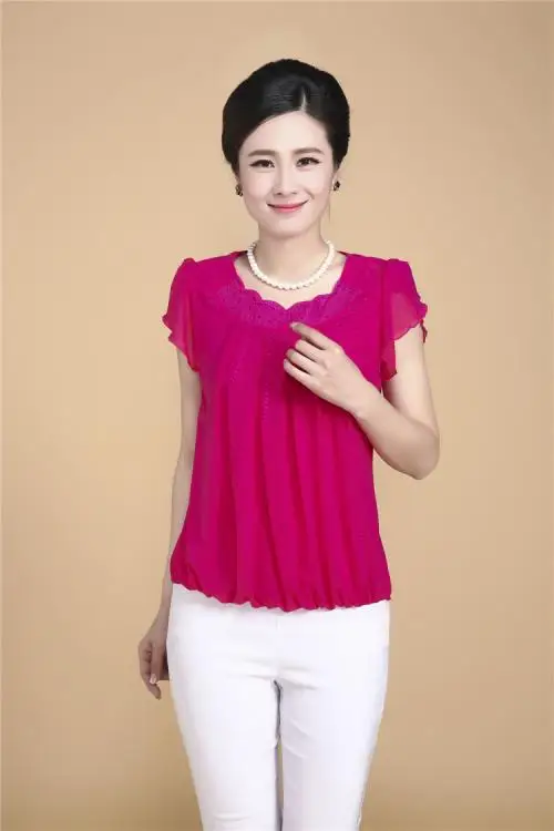 

2020 Women Short Sleeve Shirt Top Garment black