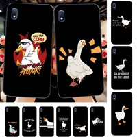 fhnblj duck goose game phone case for samsung a51 01 50 71 21s 70 31 40 30 10 20 s e 11 91 a7 a8 2018