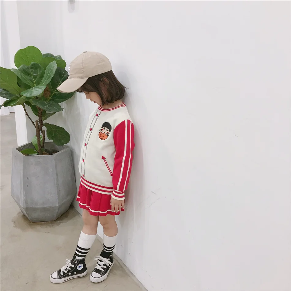 Tonytaobaby/детская одежда на осень и зиму; спортивный баскетбольный свитер; костюм для мальчиков; осенняя одежда для девочек