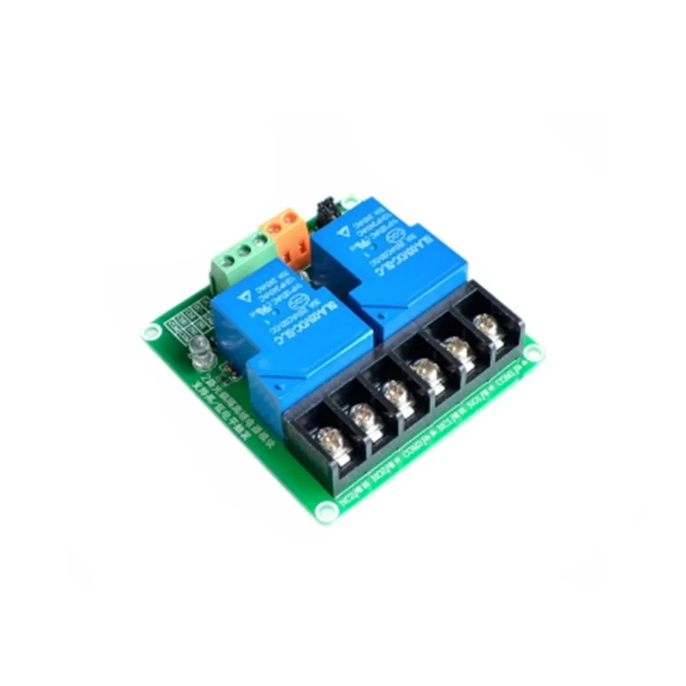 2 канала DC 5 В релейный модуль 30A оптрон изоляционный высокий и низкий уровень