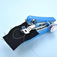 1pcs of mini manual sewing machine easy to operate sewing tool portable sewing cloth fabric hand sewing tool accessories