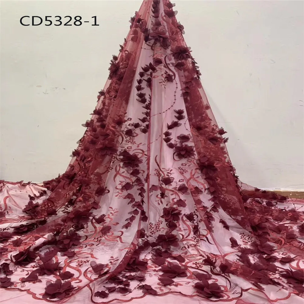 Большие кружева 51 52 дюйма Ширина чистый белый 100% полиэстер материал Французский