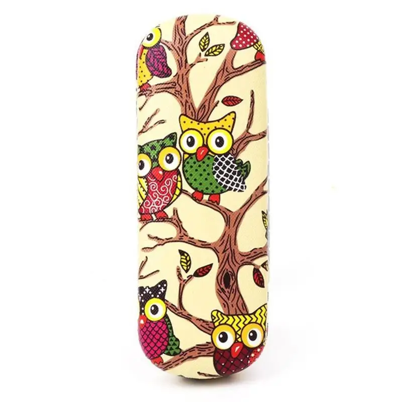 Новинка креативная портативная женская коробка для очков мультяшная Сова