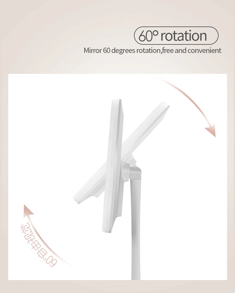 7 дюймосветильник светодиодный сенсорный экран для зеркала макияжа настольное