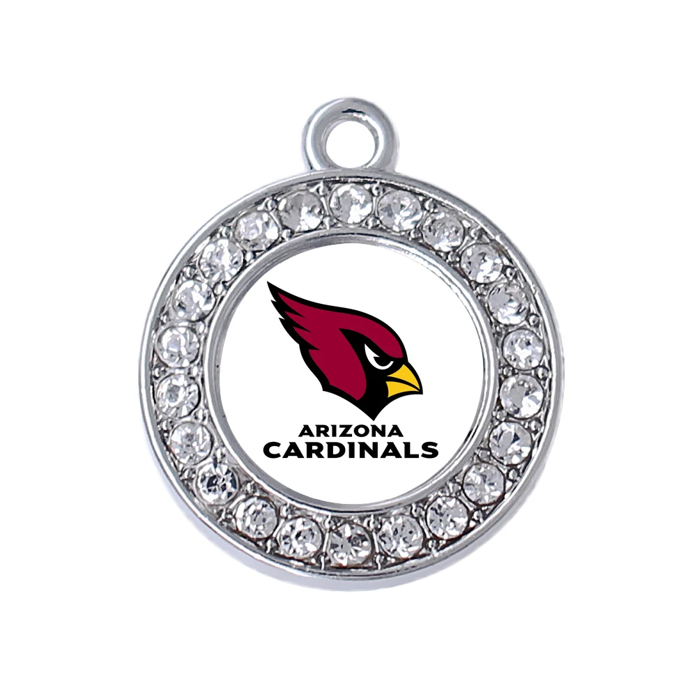 Изысканная прозрачная эмалированная этикетка Команды Аризона и футбола
