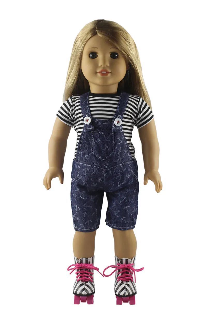 Модная Кукла комплект одежды игрушка одежда наряд для 18 дюймовой американской