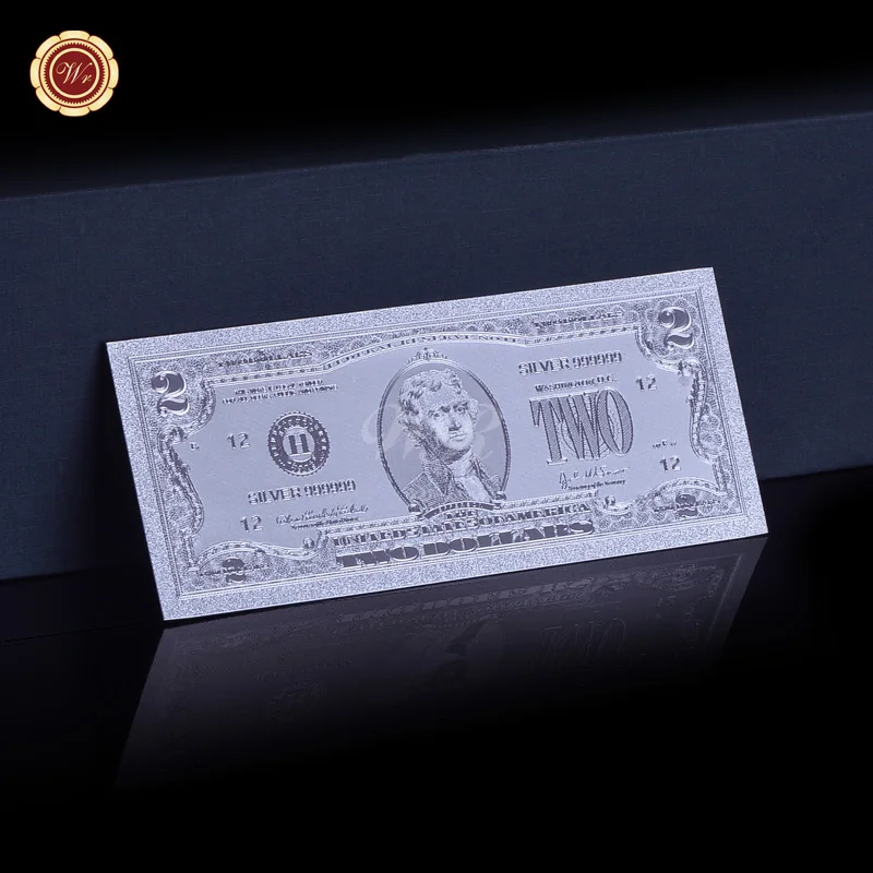 Памятная банкнота из золотой/серебряной фольги в долларах США | Дом и сад
