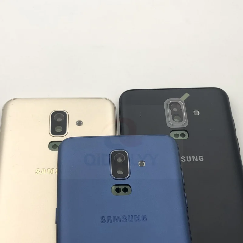 Для samsung Galaxy J8 J810 J810F J810G J810DS промежуточный Корпус задняя крышка батареи с кнопками громкости питания