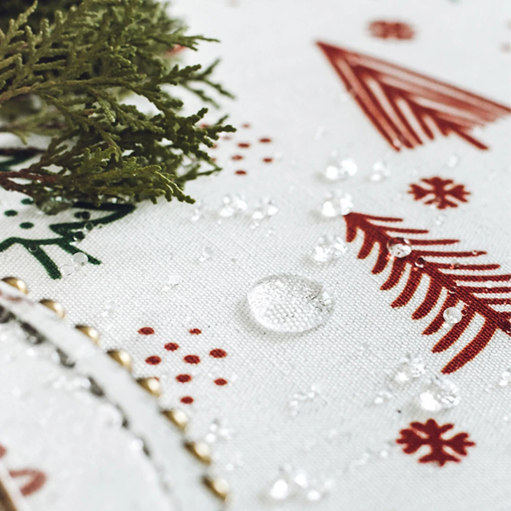 Новинка Рождественская скатерть высокое качество прямоугольная 2022 в