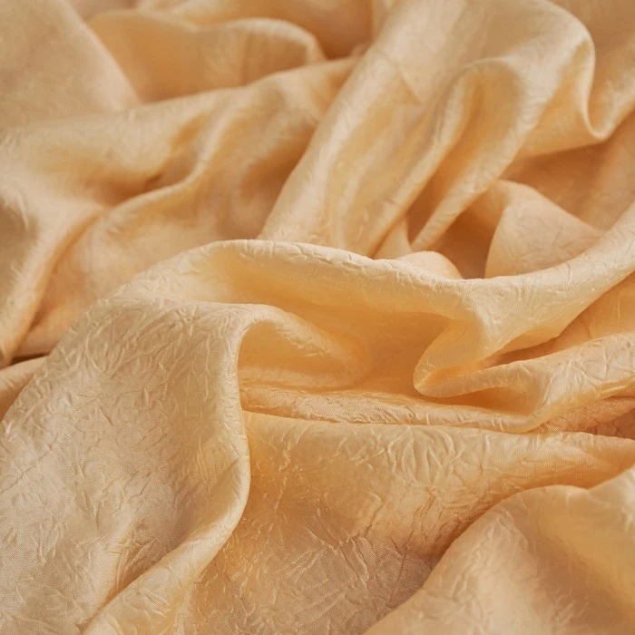 Комплект штор портьерных Тергалет 140х260 см-2 шт цвет тёмный шампань | Дом и сад