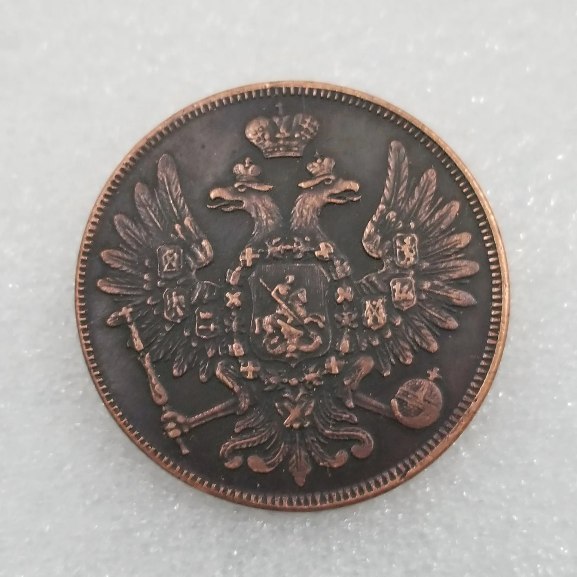 Коллекционные монеты антикварные цвета 1850 г. Б. М Россия 2 копейки | Украшения и